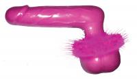 Pink Penis Bachelorette Party Squirt Gun with Pink Fur by Hott